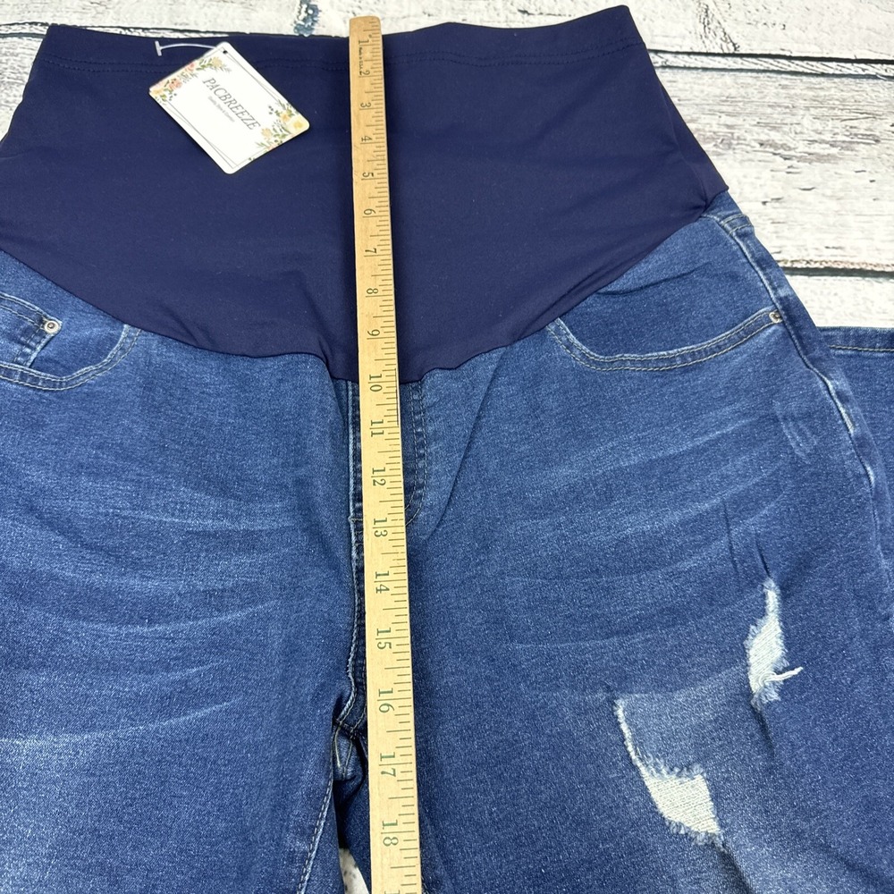 PacBreeze Maternity Jeans‎ 🆕 Over Belly Slim Stretchy Pants [Size XXL] NWT - Picture 5 of 8